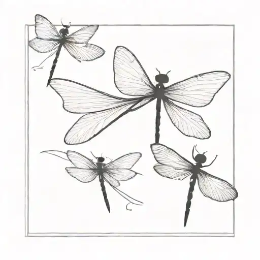 2 Simple Dragon Flies But With A Unique Touch