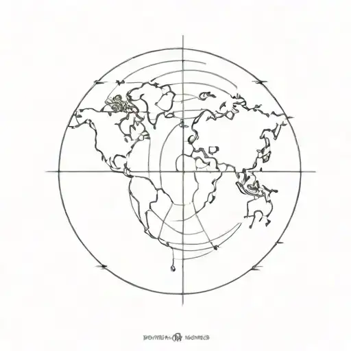 The World As A Vinyl Record Spinning