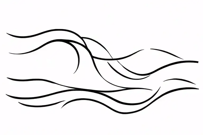 Waves Flowing