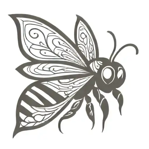Tribal Design Bumblebee