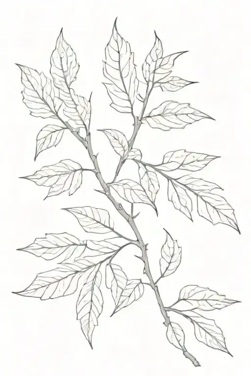 Sleeve With Monsteara Leaves