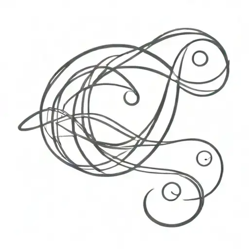 Number 8 At The Same Time Infinity Sign Intertwined