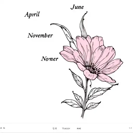 April June November Flower