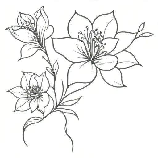 Flower Clean Lines