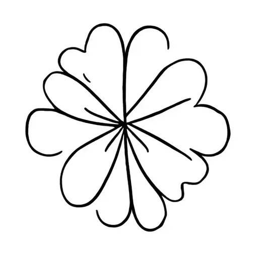 Four Leaf Clover Intertwined