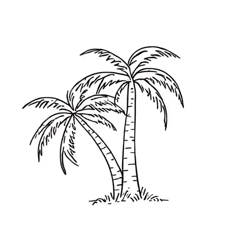 Two Palm Trees