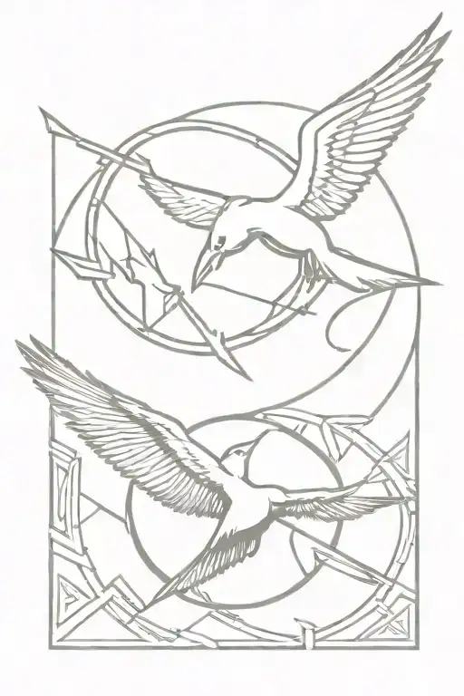 Hunger Games Mockingjay Symbol And Divergent Movie And Maze Runner And The Last Off Us