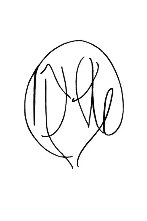 Family Symbol With Initials