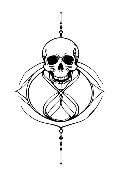 Skull And Hourglass