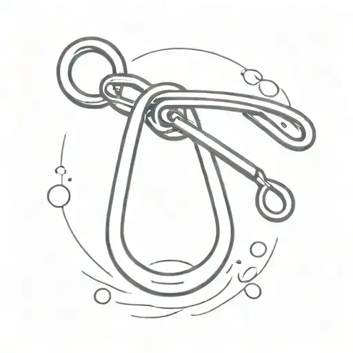 Open Safety Pin Plain