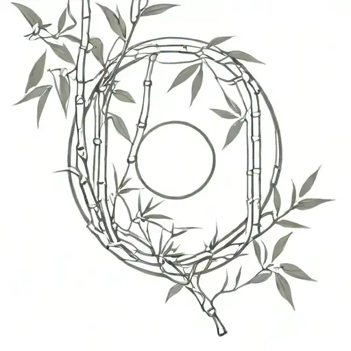 Yin Yang Bamboo Forest