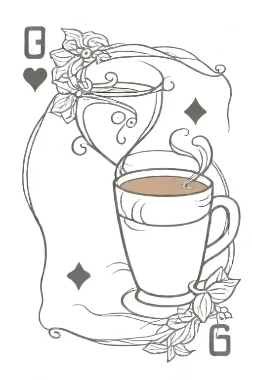 Coffee Wine Playing Cards J