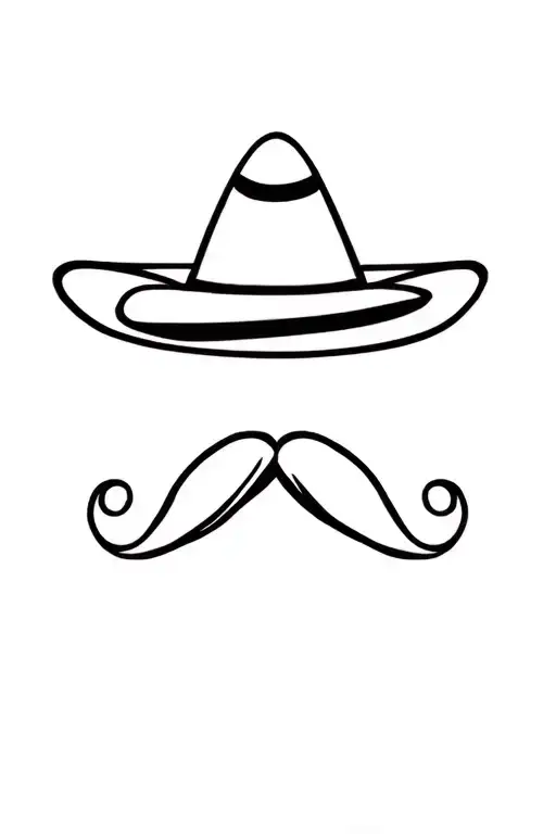 Sombrero With Mustache