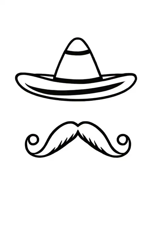 Sombrero With Mustache
