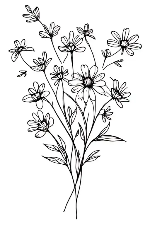 Wildflowers Intertwined