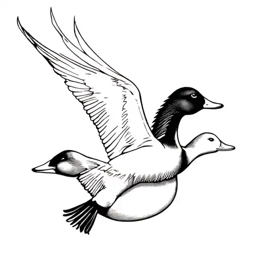 Flying Ducks