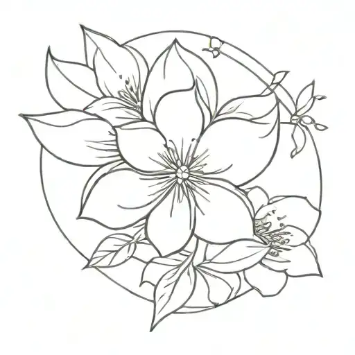 Coin With Flowers