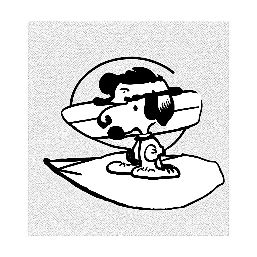 Snoopy Surfing