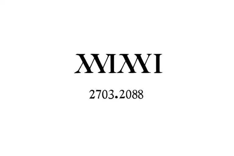 Roman Numerals 27032008