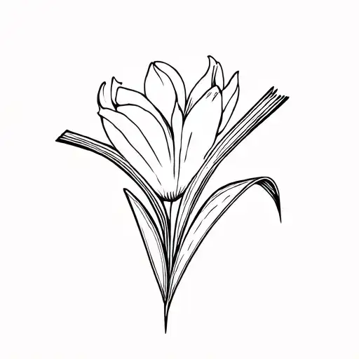 Books And Tulip Minimal