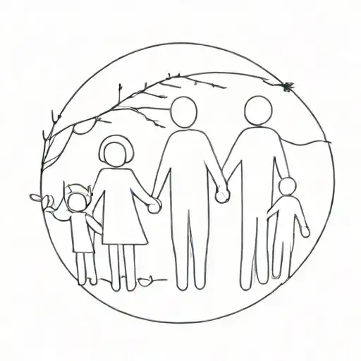 Family Holding Hands