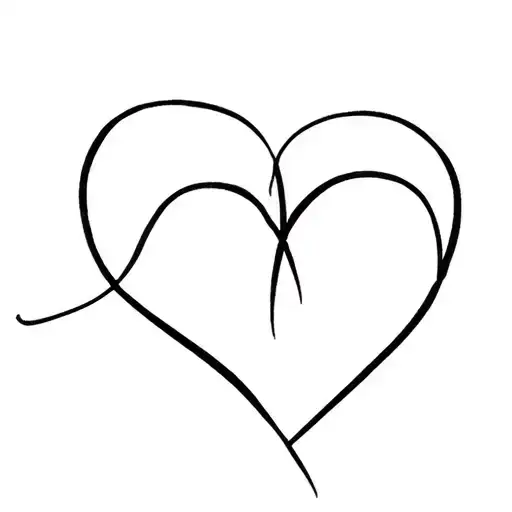 2 Interlocked Hearts