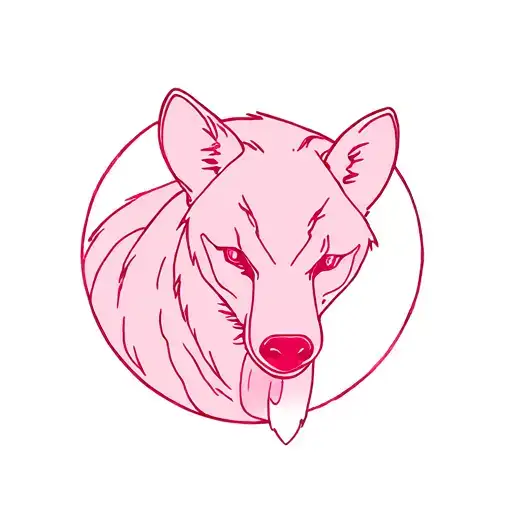 Pink Hyena