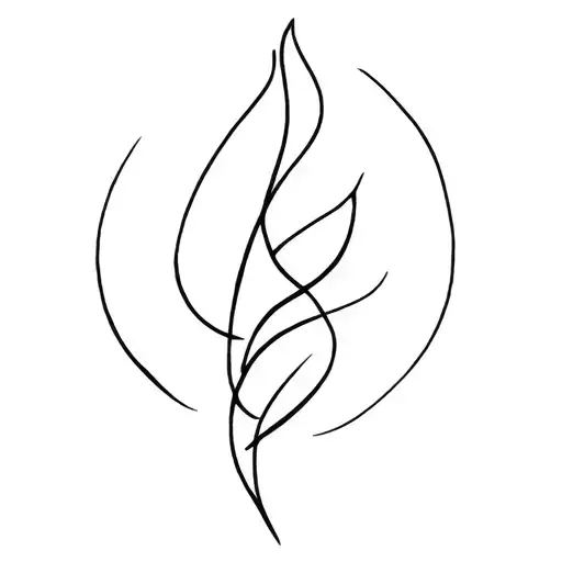 Sri Lanka Minimal Line Art