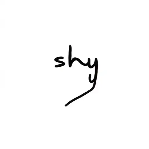 Html Div With The Text Shy Inside