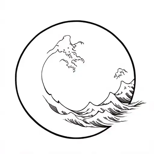 Great Wave Tomoe Patterns Forming