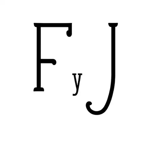 F Y J Connected Letters For Lovers Dancing
