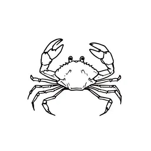 Crab Holding Dopamine Molecule