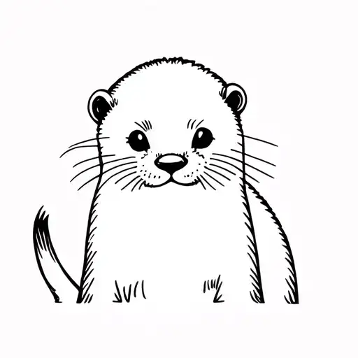 Otter Looking Cute
