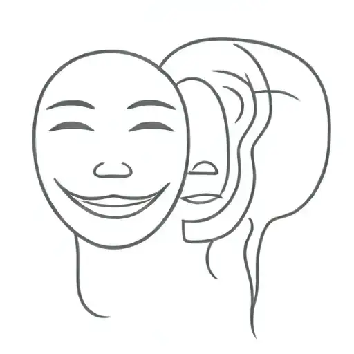 Smile Face Mask Vs Sad Face