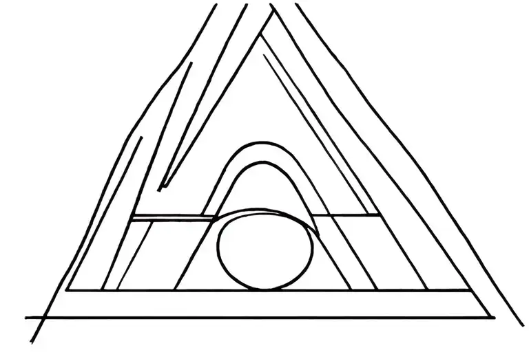 Triangles Forming A Yin