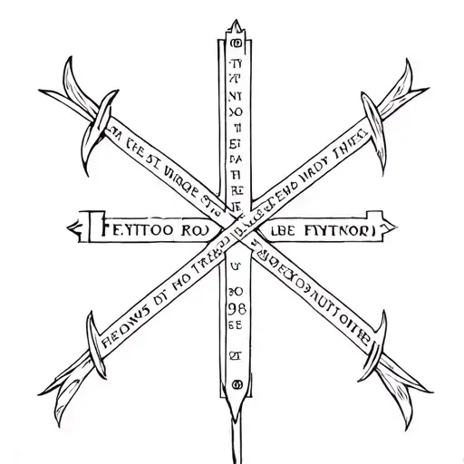 Christian Cross With Text 1908 Feyenoord