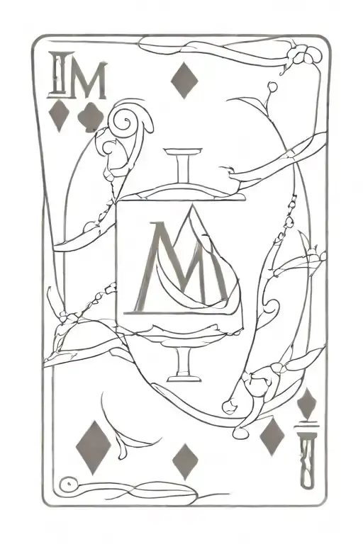 Playing Card With M Instead Of King