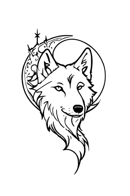 Wolf Whit Moon