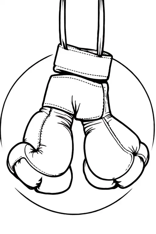 Boxing Gloves Hanging