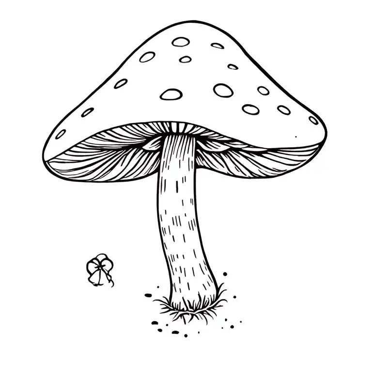 Mushroom Made From Florida Beach And California Sierra Mountains