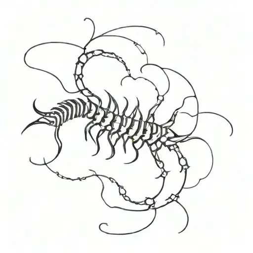 Gothic Style Centipede
