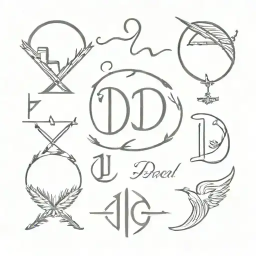 Tattoo Depicting History Song By 1 Direction And Includes The 1D Logo
