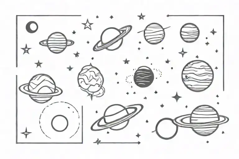 Small Stars Planets And Nebulas