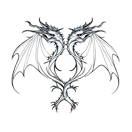 Symmetrical Dragons Forming