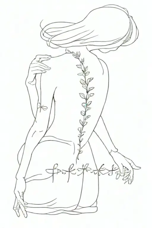 Spine Tattoo That Says Goodbyes Are Bitter Sweet But Its Not The End Ill See Your Face Again