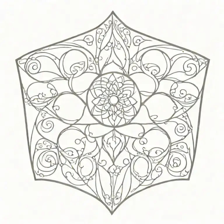 Dainty Neo Tribal And Cybersigilism Inspired Design Full Back Design Featuring A Lower Waist