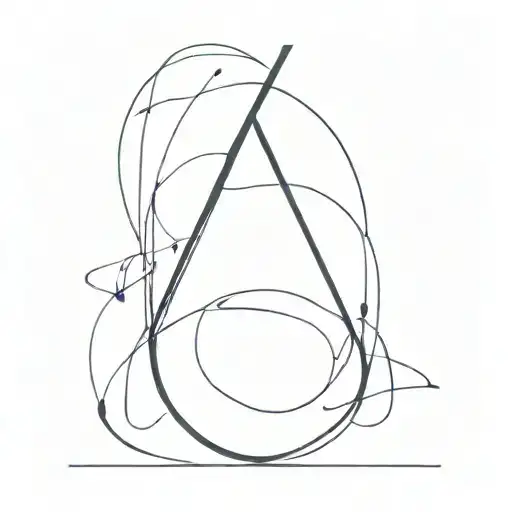 Design A Minimalist Tattoo Featuring The Numbers 9512 In A Unique And Abstract Way