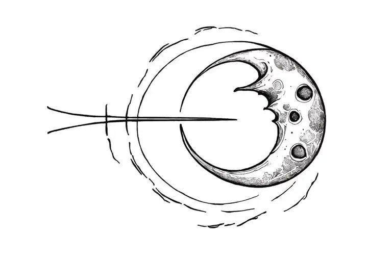 Karam Sign With Moon Light