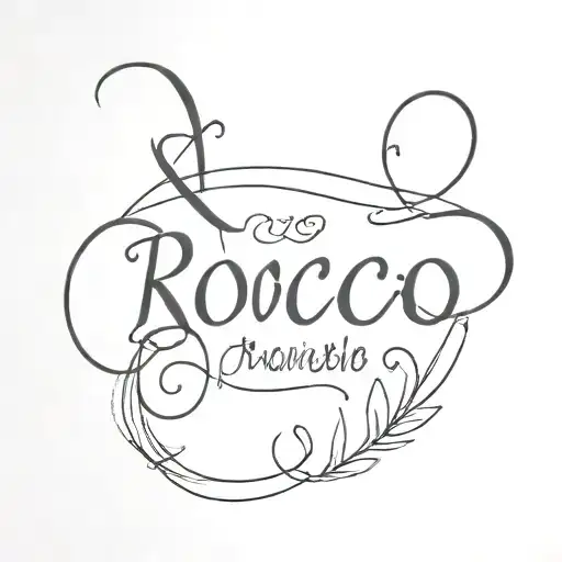 Rocio Name Written