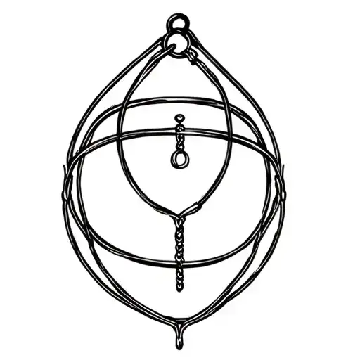 Chastity Cage Womb Tattoo Design